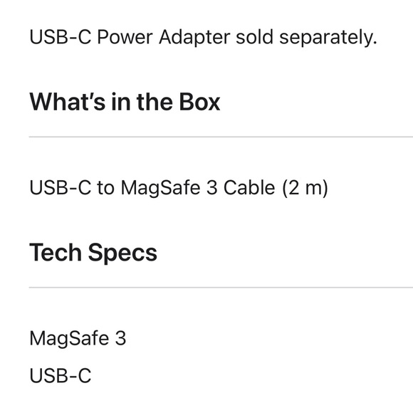 USB-C to MagSafe 3 Cable (2 m) - Silver - Picture 4 of 8